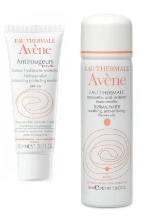 Avene Antirougeurs feuchtigkeitsspendende Schutzemulsion + Avene Thermalwasser
