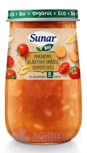 Sunar BIO Beilage Makkaroni-Tomatensauce