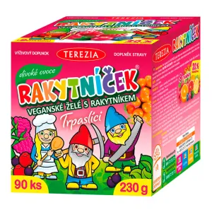 BUCKET veganes Gelee mit Sanddorn-ZWERGEN-Wildfrüchten 90 Stk