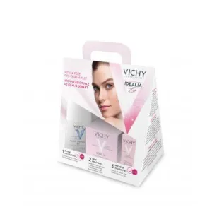 Vichy Idealia beruhigende Creme, Mizellenwasser und Serum für normale bis Mischhaut