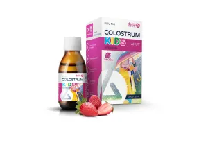 DUO DELTA COLOSTRUM KIDS Erdbeere + Geschenk 2 x 125 ml