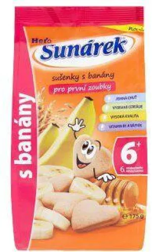 Sunar-Kekse mit Bananen