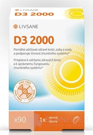 LIVSANE Vitamin D3 2000 IE