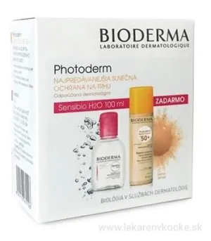 Bioderma Photoderm NUDE Touch SPF50+ natürlich 40 ml + Sensibio H2O 100 ml