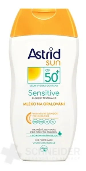 ASTRID SUN SENSITIVE Bräunungsmilch 50+