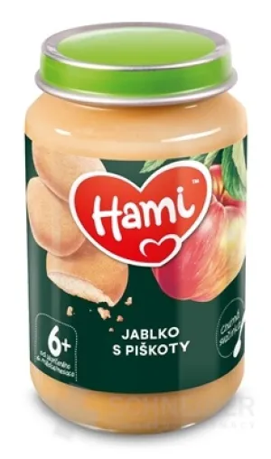 Hami-Beilage Apfel mit Keksen