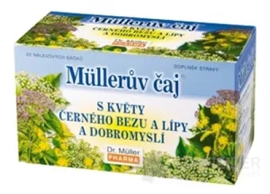 Müllers Tee MIT Holunder-, Linden- und Pamajoranblüten