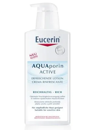 Eucerin Aquaporin Active Feuchtigkeitsspendende Körperlotion für trockene Haut 400 ml