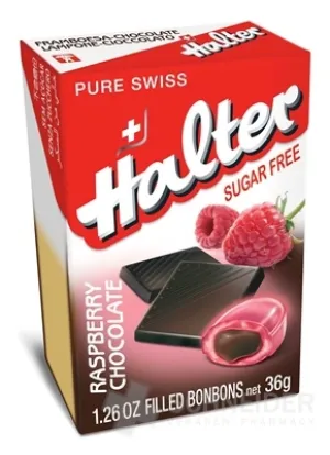 Halter BONBONS Himbeere mit Schokolade