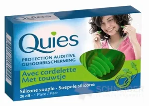 Quies Silikon-Gehörschützer mit Kordel