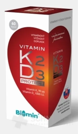 BIOMIN VITAMIN K2 + D3 SCHÜTZEN