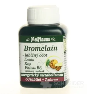 MedPharma BROMELAIN 300 mg + APFELESSIG + LECITHIN