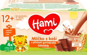 Hami-Milch mit Brei mit Schokoladengeschmack