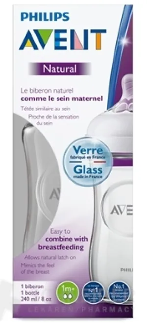 AVENT FLASCHE Naturglas 240 ml