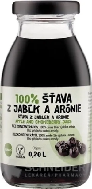 gesunder 100 % APFEL- UND ARONIASAFT