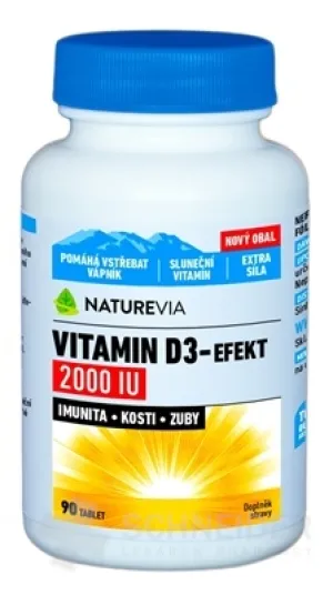 SWISS NATUREVIA VITAMIN D3-EFFEKT 2000 IE