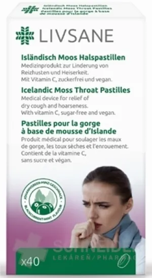 LIVSANE Pastillen mit isländischer Flechte
