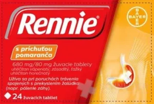 Rennie mit Orangengeschmack 680 mg/80 mg