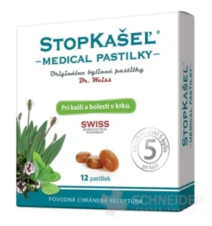 MEDIZINISCHE PASTILKEN HUSTEN HUSTEN - Dr. Weiss