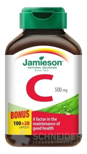 VITAMIN C 500MG 120TBL POMARANC JAMIESON