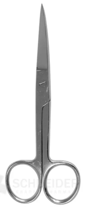 CHIRURGISCHE SCHERE GEBOGEN, SPITZ 18 cm