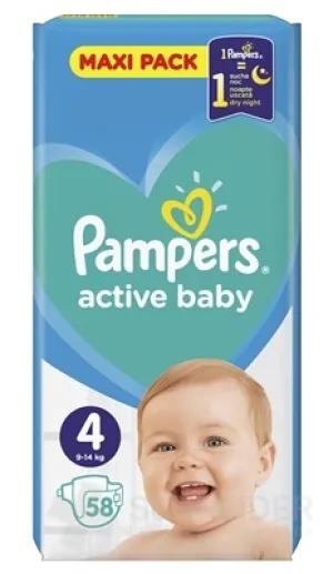 PAMPERS active baby Maxi Pack 4 Maxi