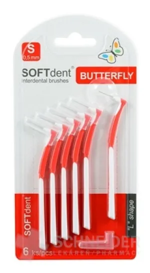 Interdentalbürsten SOFTdent Butterfly S 0,5 mm