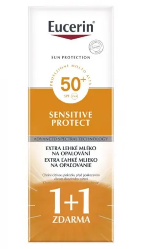 Eucerin Extra leichte Bräunungslotion LSF 50 2x150ml