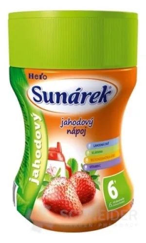 Sunárek Instant-Erdbeergetränk