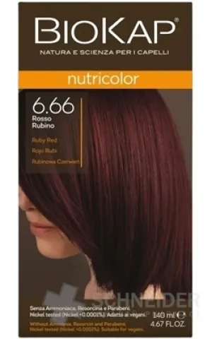 BIOKAP nutricolor Haarfarbe 6.66