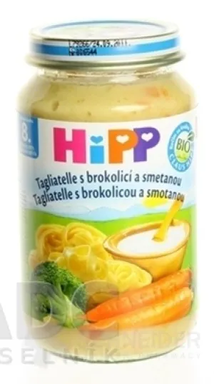 HiPP Vorspeise Tagliatelle, Brokkoli, Sahne