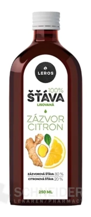 LEROS 100 % Ingwer-Zitronen-Saft