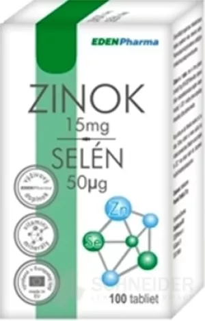 EDENPharma ZINK 15 mg + SELEN 50 µg