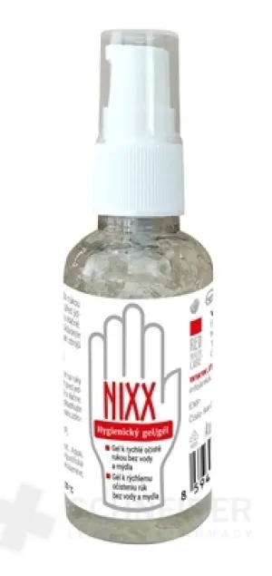 NIXX Hygienisches Handgel mit schlankem Spender