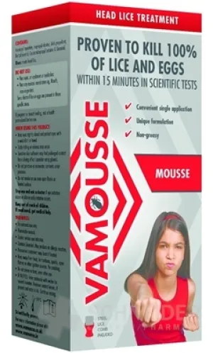 VAMOUSSE – Behandlung gegen Kopfläuse