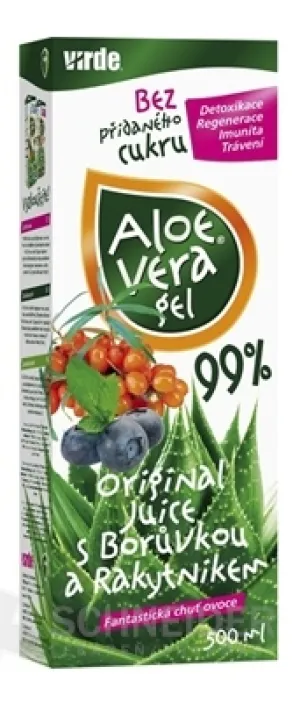 VIRDE ALOE VERA Gel mit Blaubeere und Sanddorn