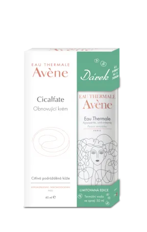 Avene Cicalfate Erneuernde Creme 40 ml + Thermalwasser im Spray 50 ml