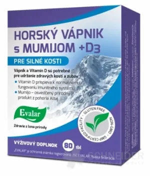 Evalar BERGKALKSTEIN mit MUMMY + D3