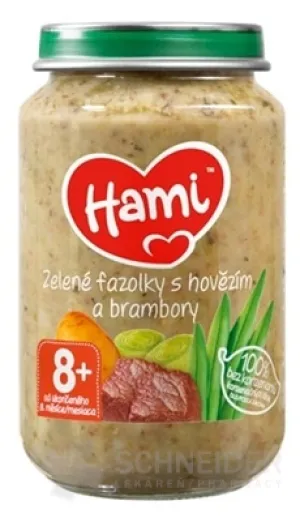 Hami-Beilage Grüne Bohnen mit Rindfleisch und Kartoffeln