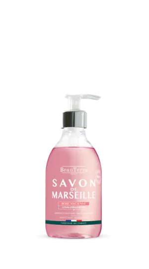 BeauTerra - traditionelle Marseiller Flüssigseife - Altrosa