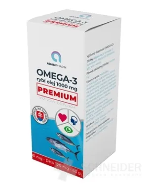 ADAMPharm OMEGA-3 Fischöl 1000 mg PREMIUM