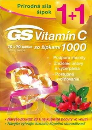 GS Vitamin C1000 + Pfeile Tabl. 70 + 70 Geschenk