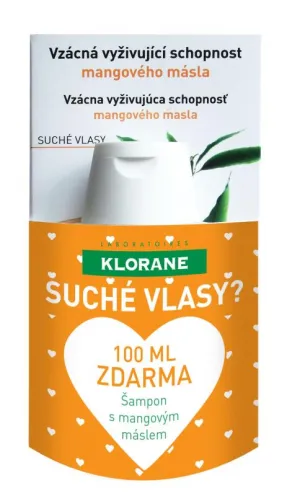 Klorane Mango-Shampoo 200 ml + 100 ml