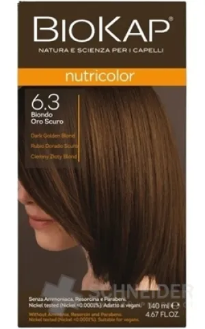 BIOKAP nutricolor Haarfarbe 6.3