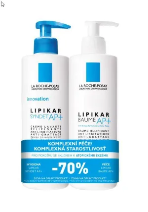 La Roche-Posay Lipikar Syndet AP+ 400ml + Baume AP+ 400ml