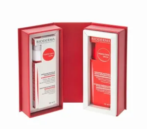 Bioderma Matriciane Rides-Creme mit stark feuchtigkeitsspendender Anti-Falten-Wirkung + regenerierendes und verjüngendes Matriciane-Serum 