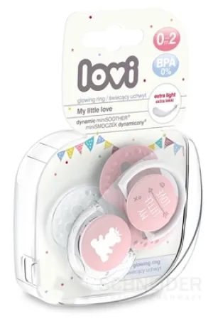 LOVI Dynamischer beruhigender Schnuller Meine kleine Liebe