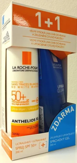 La Roche-Posay Anthelios Spray SPF 50+ 200 ml + Lipikar Gel 200 ml