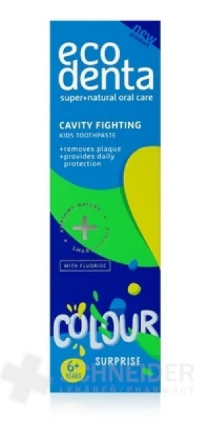 EcoDenta KIDS CAVITY FIGHTING FARBüberraschung