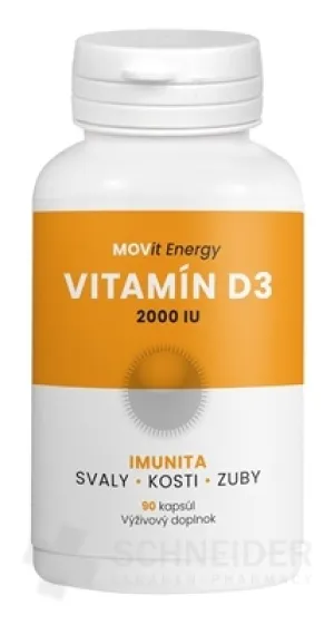 MOVit Vitamin D3 2000 IE, 50 µg